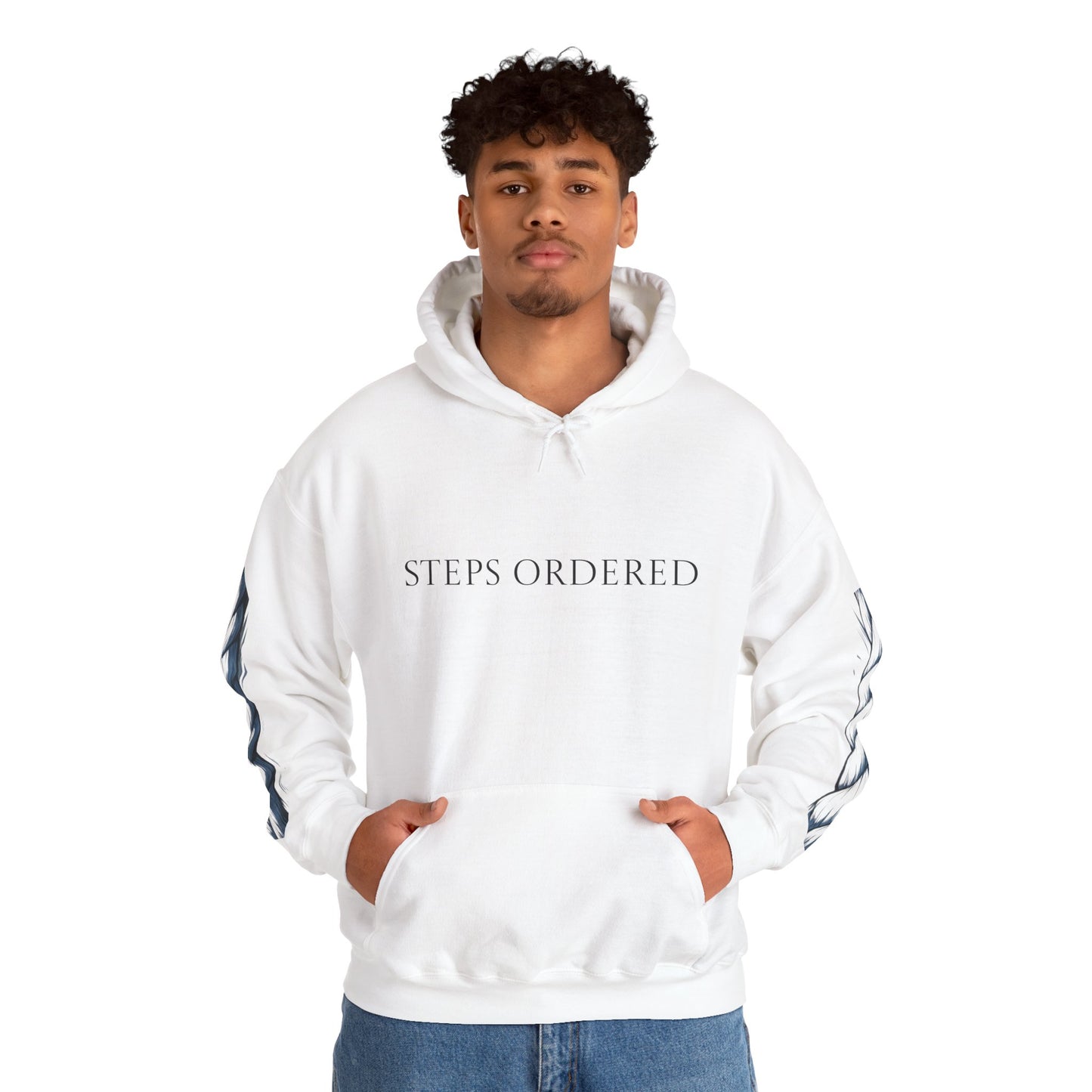 Hooded Sweatshirt - Steps ordered Purpose anchored