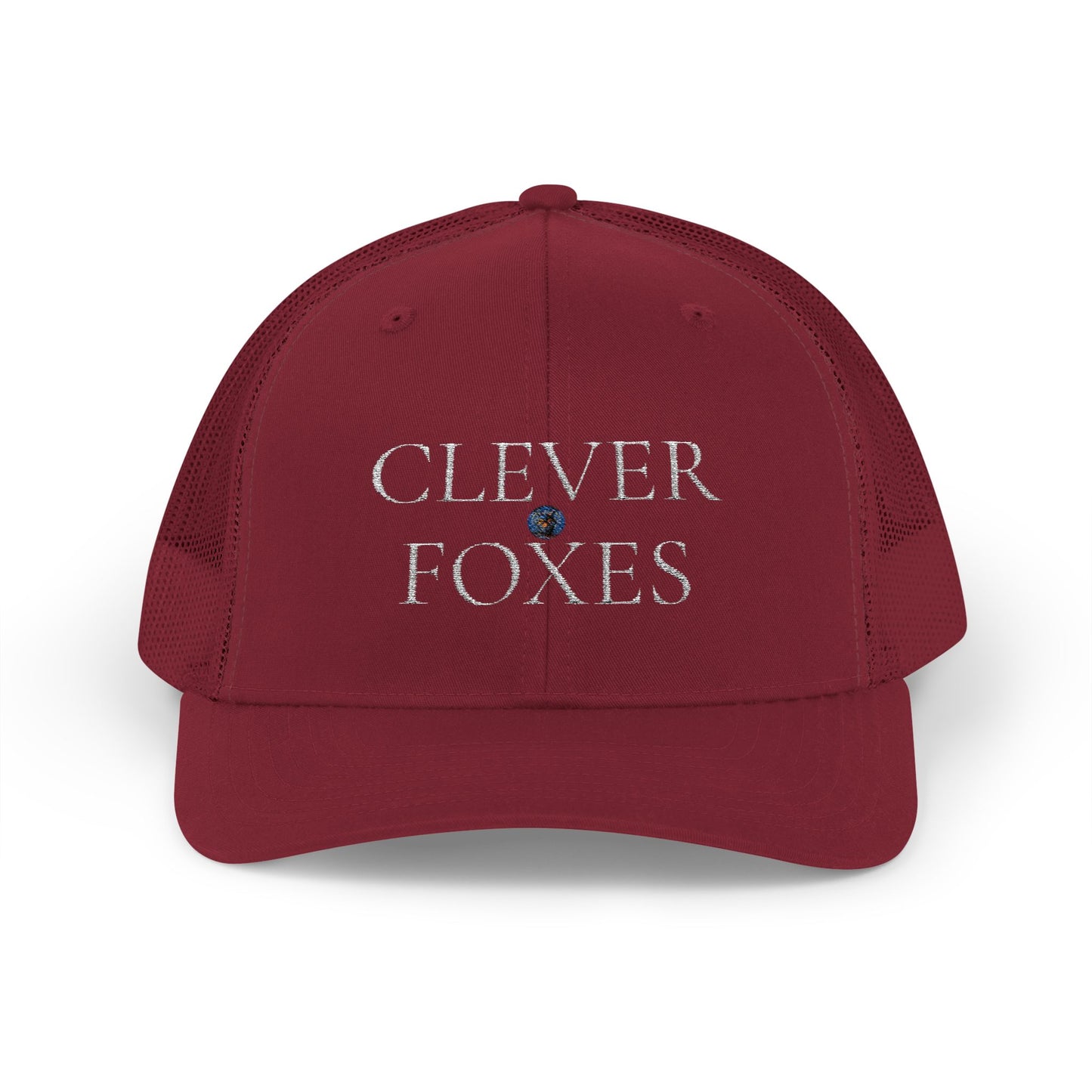 Snapback Cap White Clever Foxes Hat