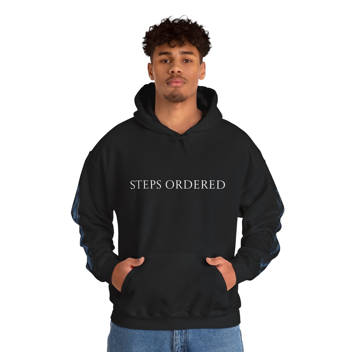 Hooded Sweatshirt - Steps ordered Purpose anchored