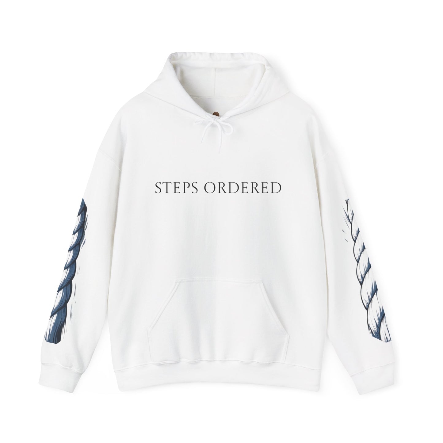 Hooded Sweatshirt - Steps ordered Purpose anchored