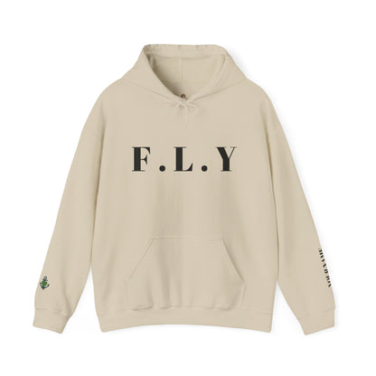 FLY Graphic Hoodie — Bold Minimalist Streetwear Sweatshirt