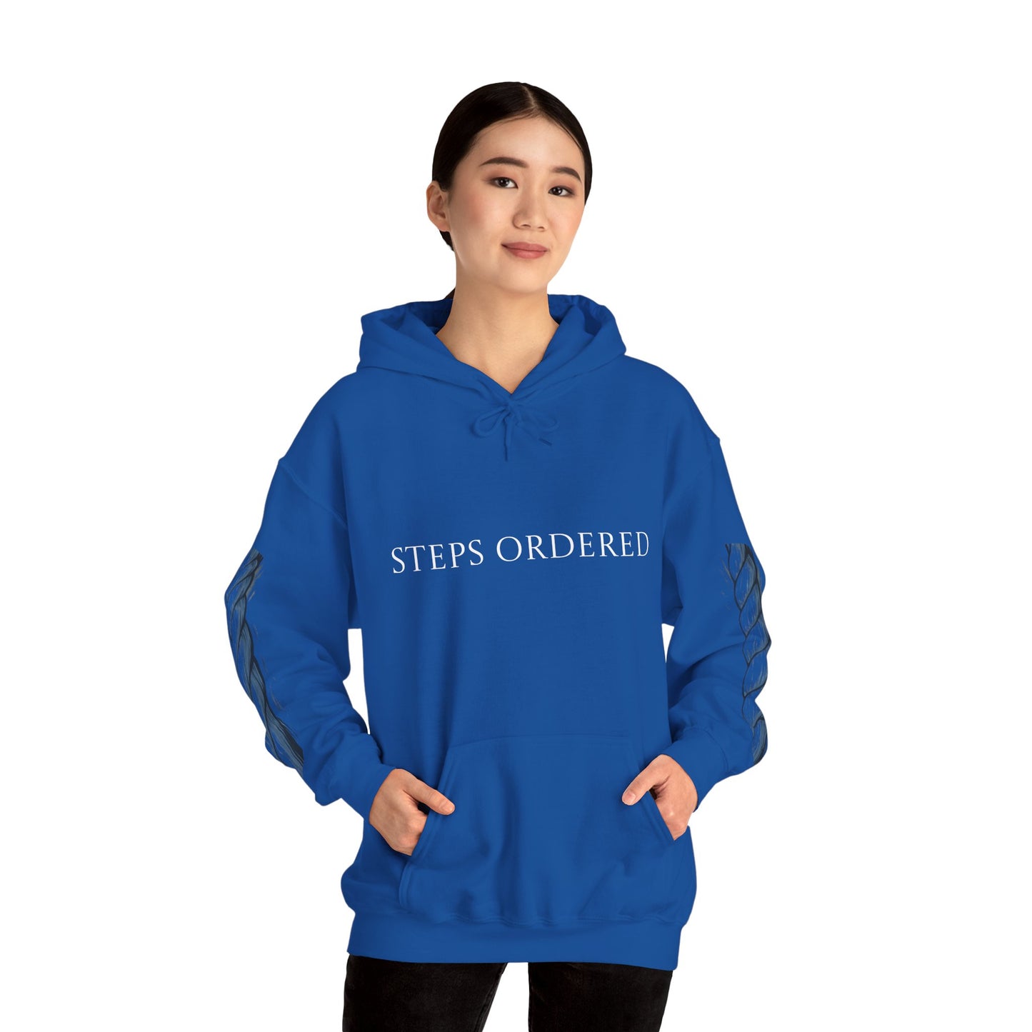 Hooded Sweatshirt - Steps ordered Purpose anchored
