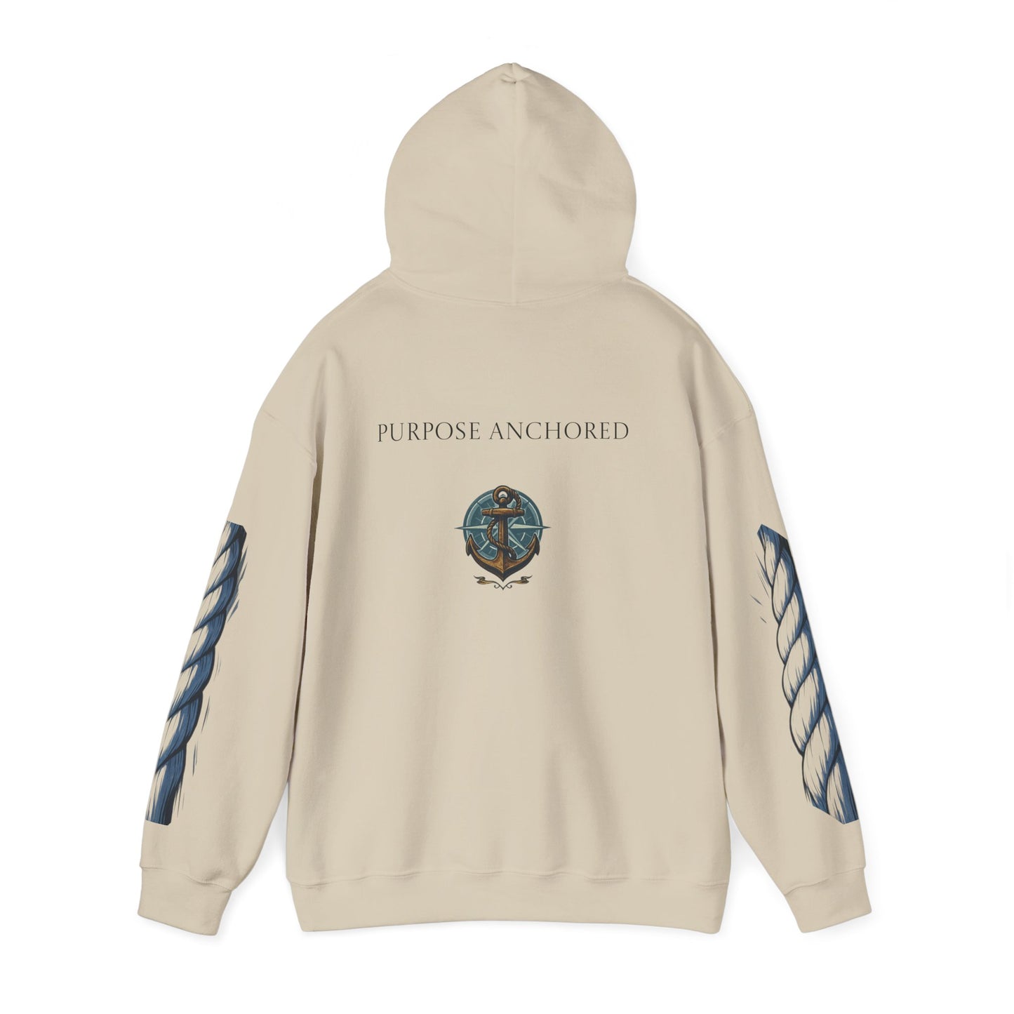 Hooded Sweatshirt - Steps ordered Purpose anchored