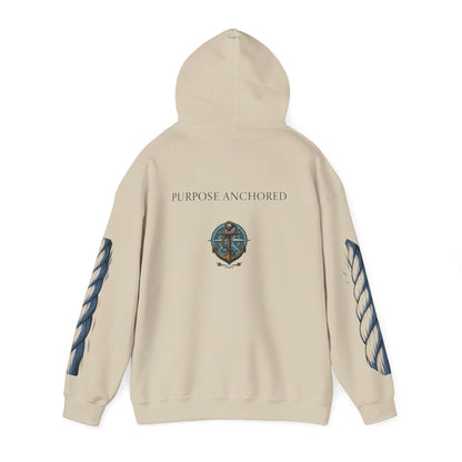 Hooded Sweatshirt - Steps ordered Purpose anchored