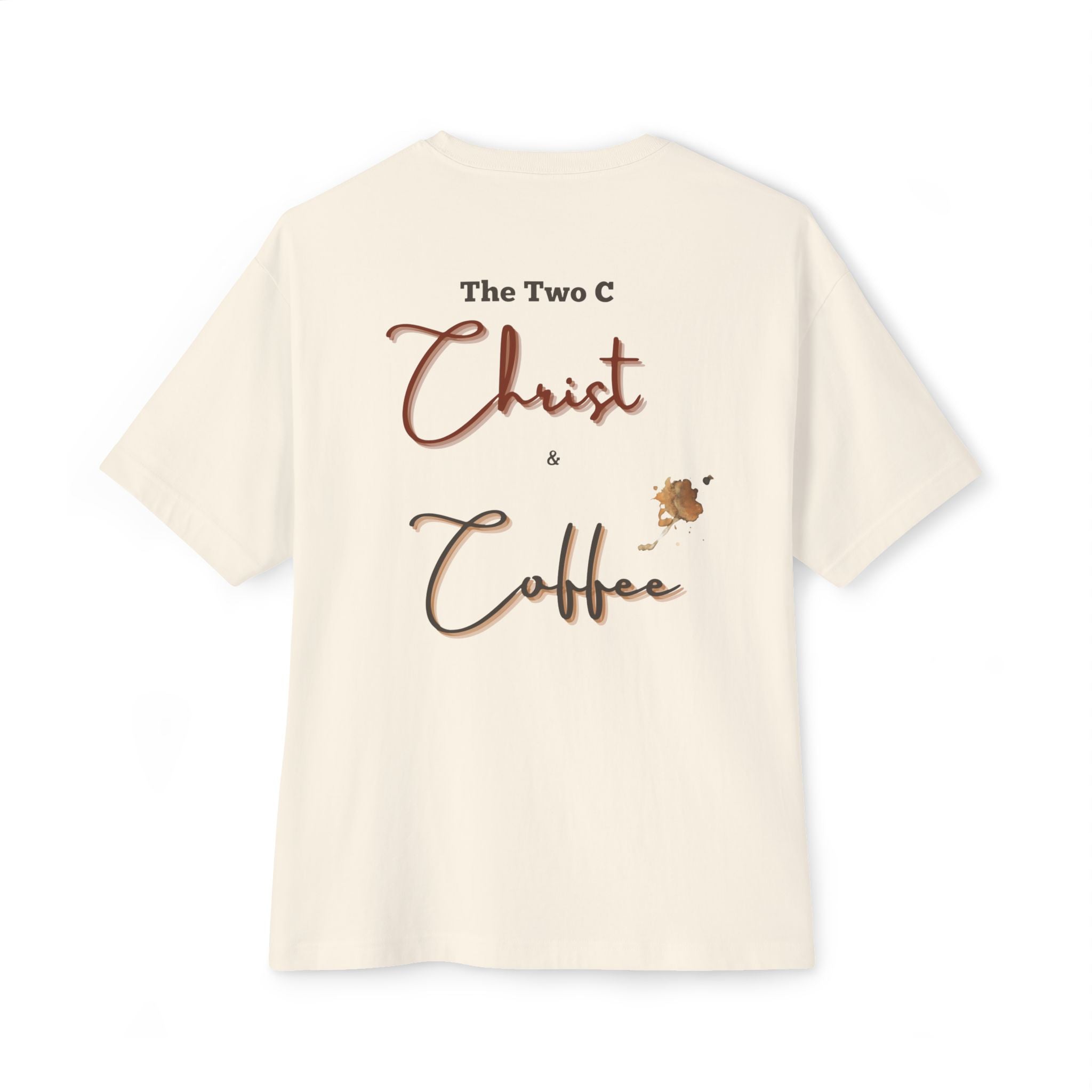 Christian Unisex Tee - Christ and Coffee Design
