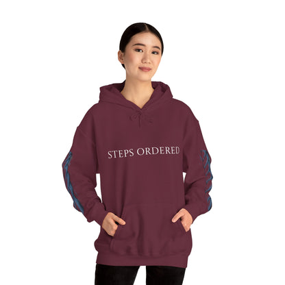 Hooded Sweatshirt - Steps ordered Purpose anchored