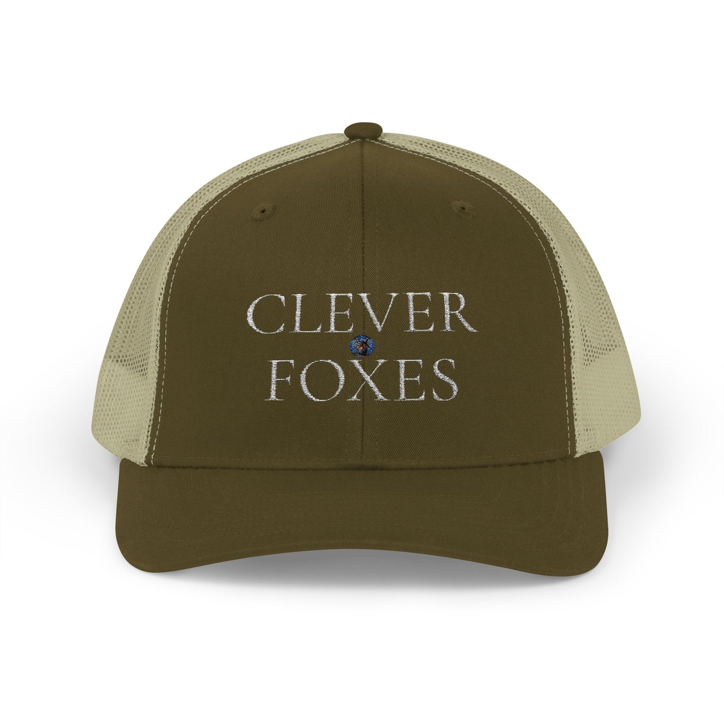 Snapback Cap White Clever Foxes Hat