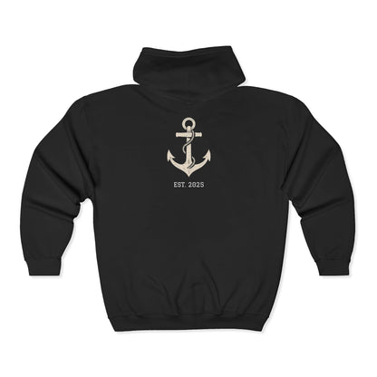 Hoodie with Path and Purpose Anchor Design