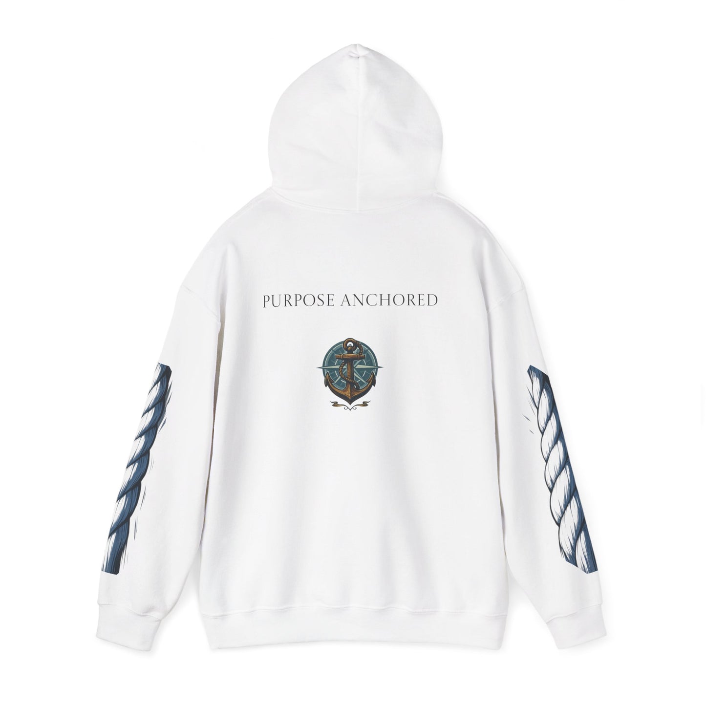 Hooded Sweatshirt - Steps ordered Purpose anchored