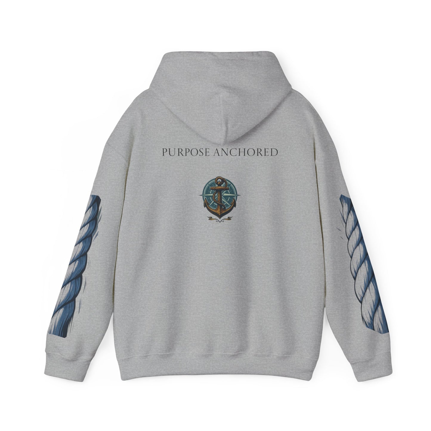 Hooded Sweatshirt - Steps ordered Purpose anchored