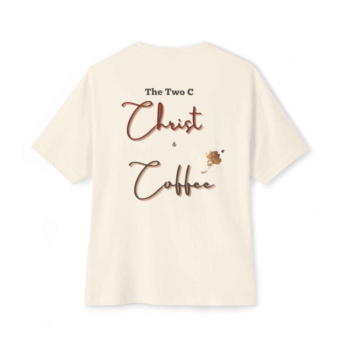 Christian Unisex Tee - Christ and Coffee Design