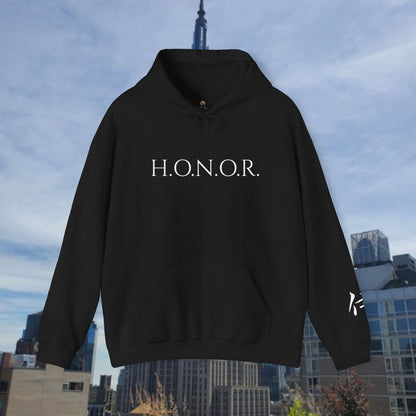 Honor Samurai Hoodie — Japanese Warrior Graphic Sweatshirt