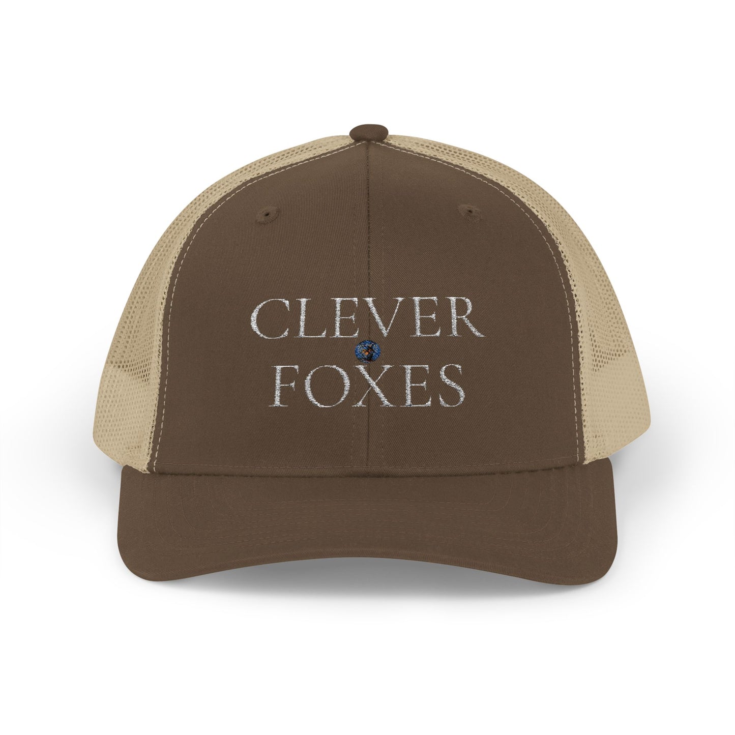 Snapback Cap White Clever Foxes Hat