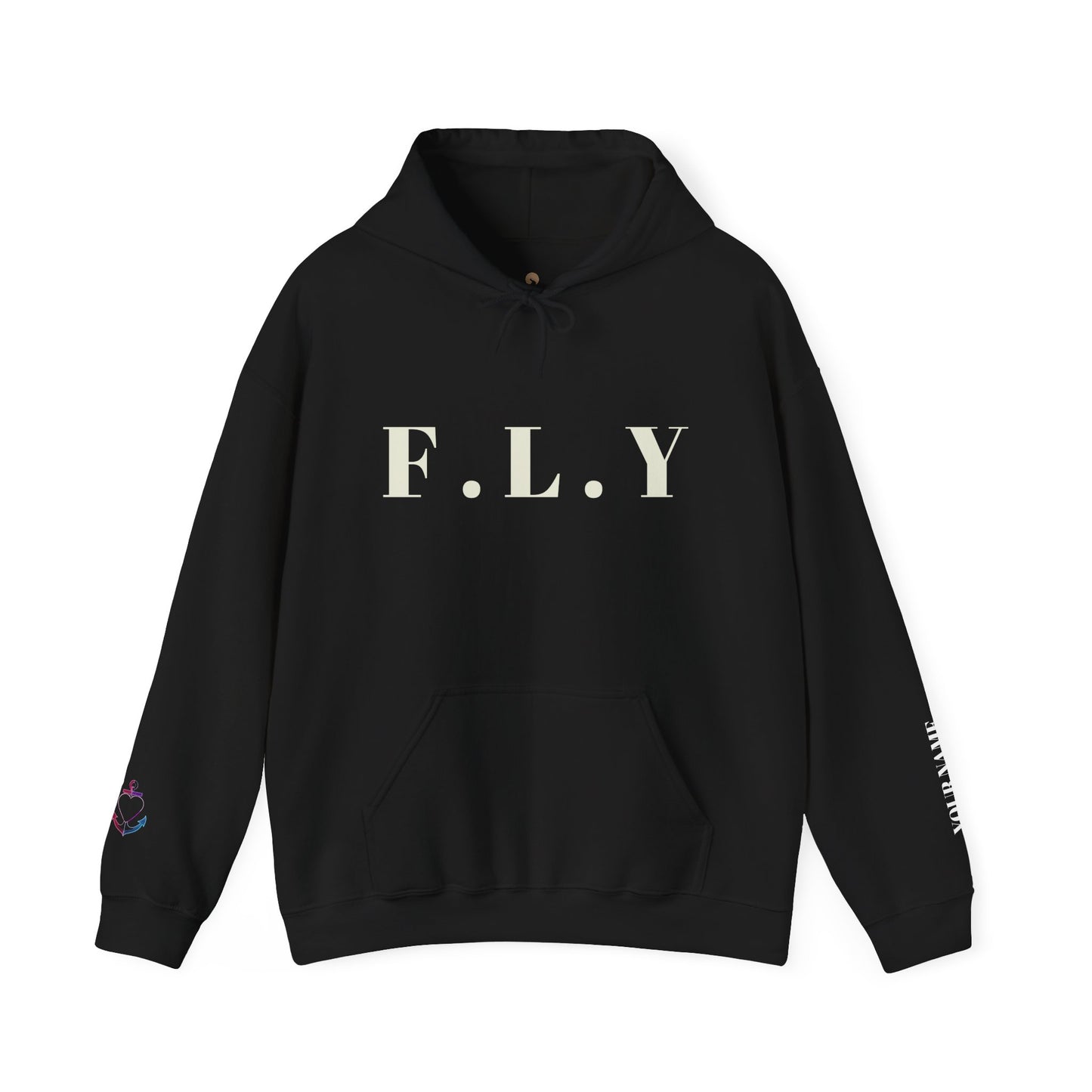 FLY Graphic Hoodie — Bold Minimalist Streetwear Sweatshirt