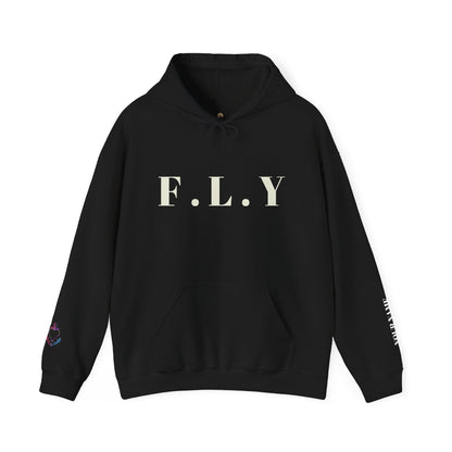 FLY Graphic Hoodie — Bold Minimalist Streetwear Sweatshirt