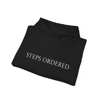 Hooded Sweatshirt - Steps ordered Purpose anchored