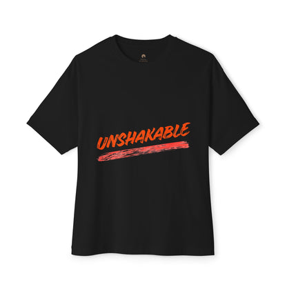 Unisex Oversized Tee - Unshakable Clever Fox Design