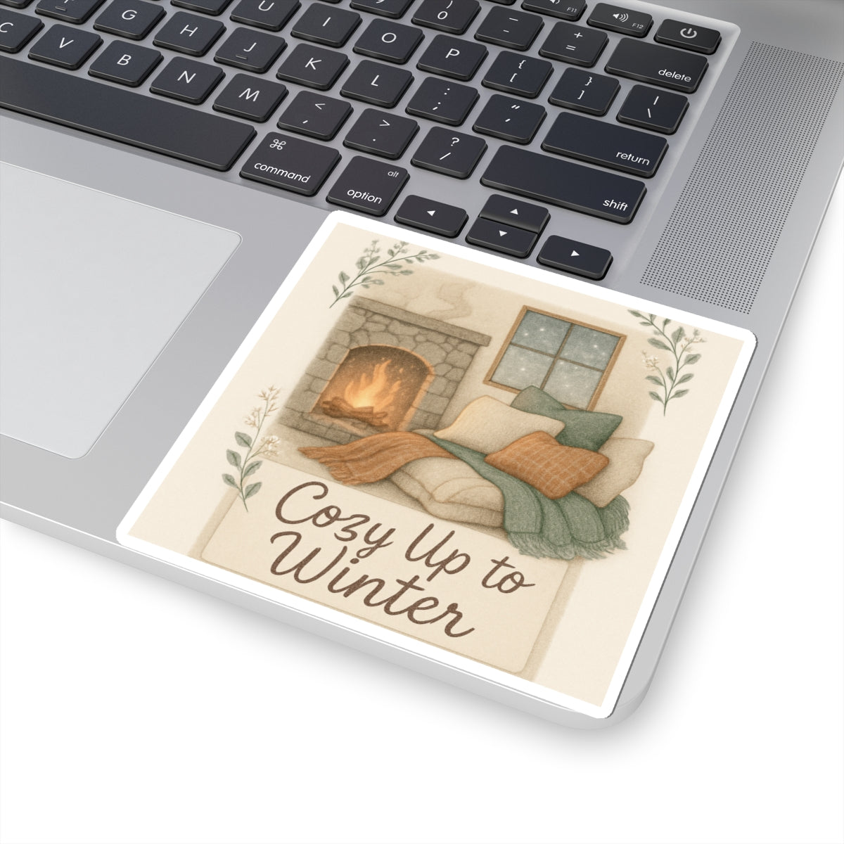 Cozy Up to Winter Kiss-Cut Stickers - Perfect for Seasonal Decor & Gifting