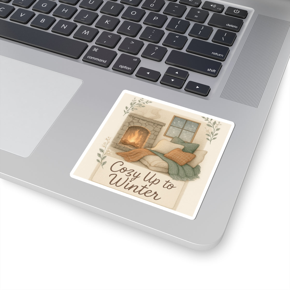 Cozy Up to Winter Kiss-Cut Stickers - Perfect for Seasonal Decor & Gifting