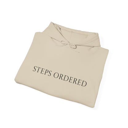 Hooded Sweatshirt - Steps ordered Purpose anchored