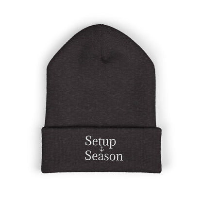 Beanie Hat Setup Season Embroidered Classic Cuffed Beanie