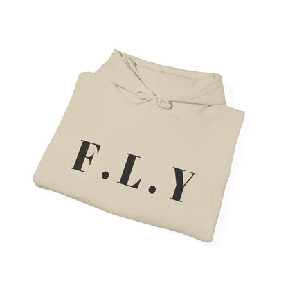 FLY Graphic Hoodie — Bold Minimalist Streetwear Sweatshirt