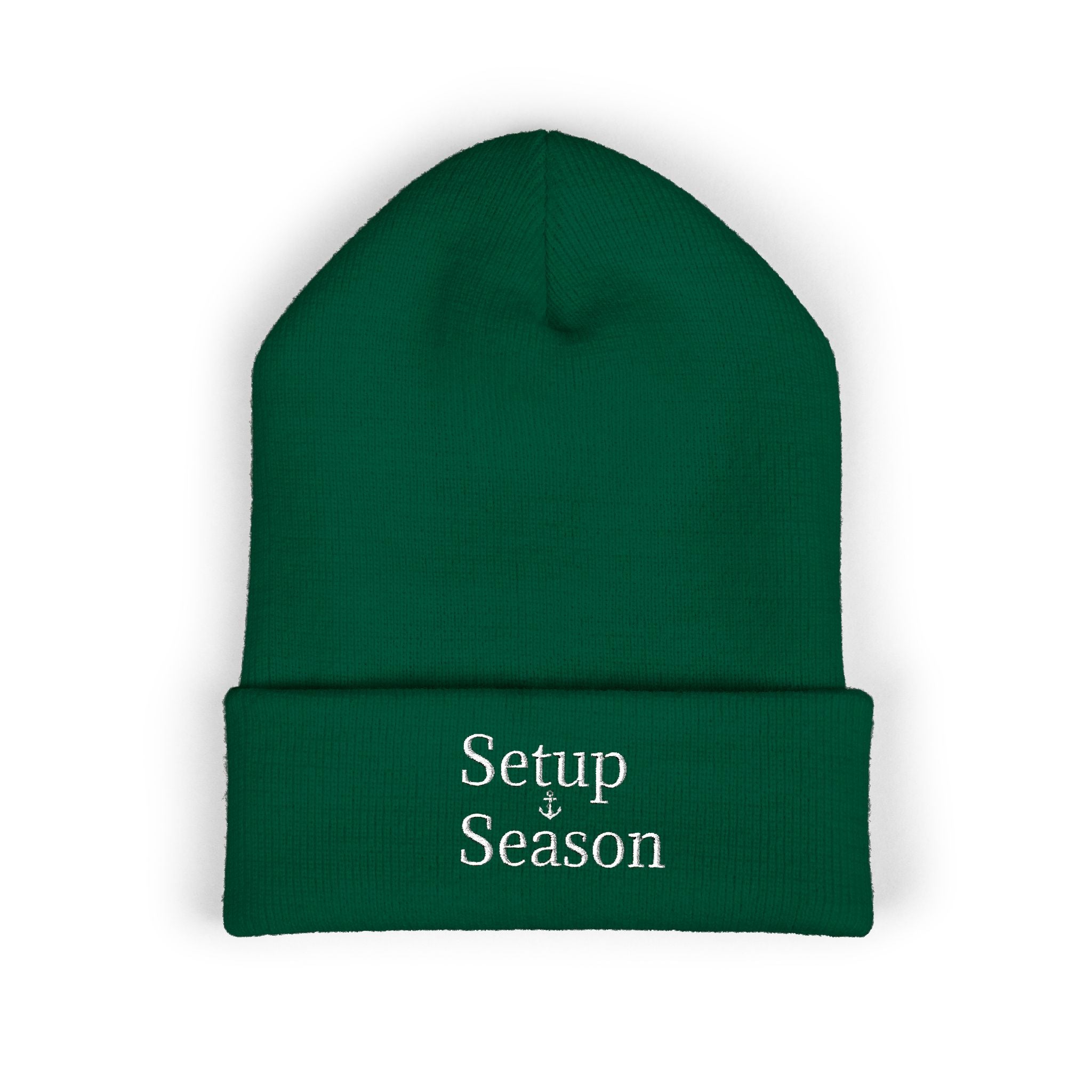 Beanie Hat Setup Season Embroidered Classic Cuffed Beanie