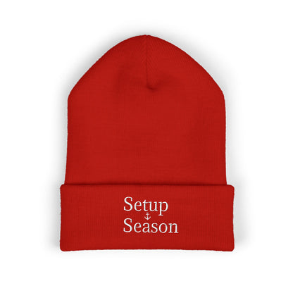 Beanie Hat Setup Season Embroidered Classic Cuffed Beanie