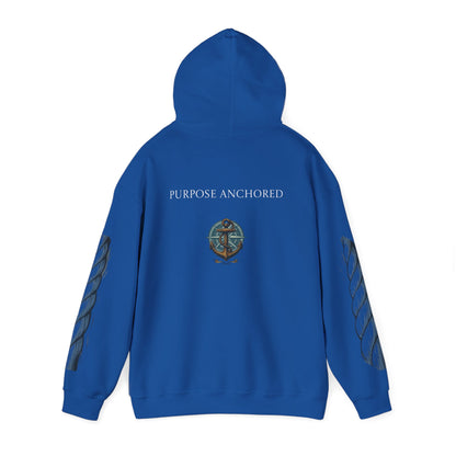 Hooded Sweatshirt - Steps ordered Purpose anchored