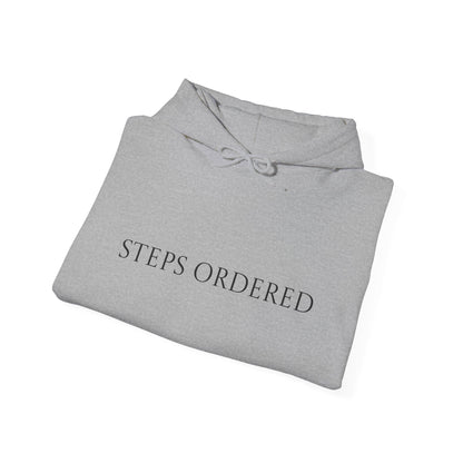 Hooded Sweatshirt - Steps ordered Purpose anchored