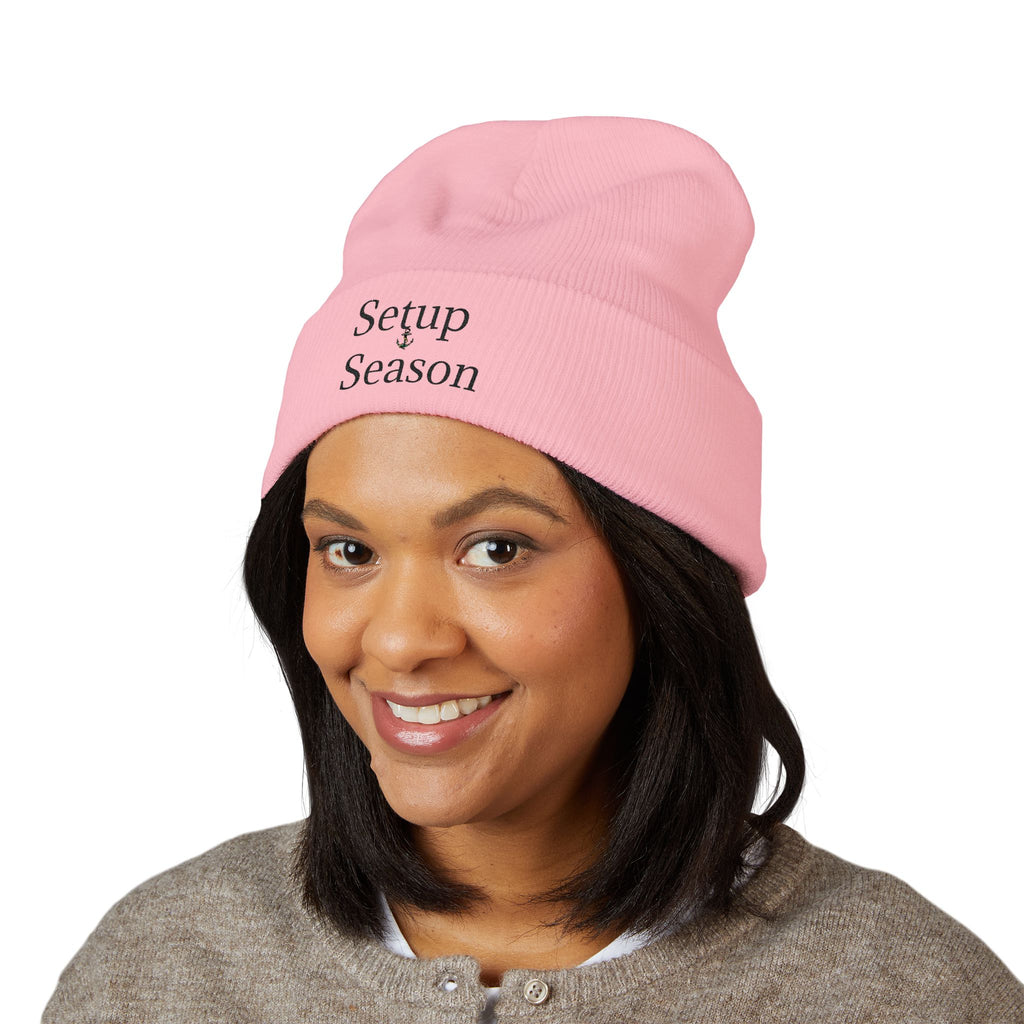 Beanie Hat - Step Up Season Embroidered Design