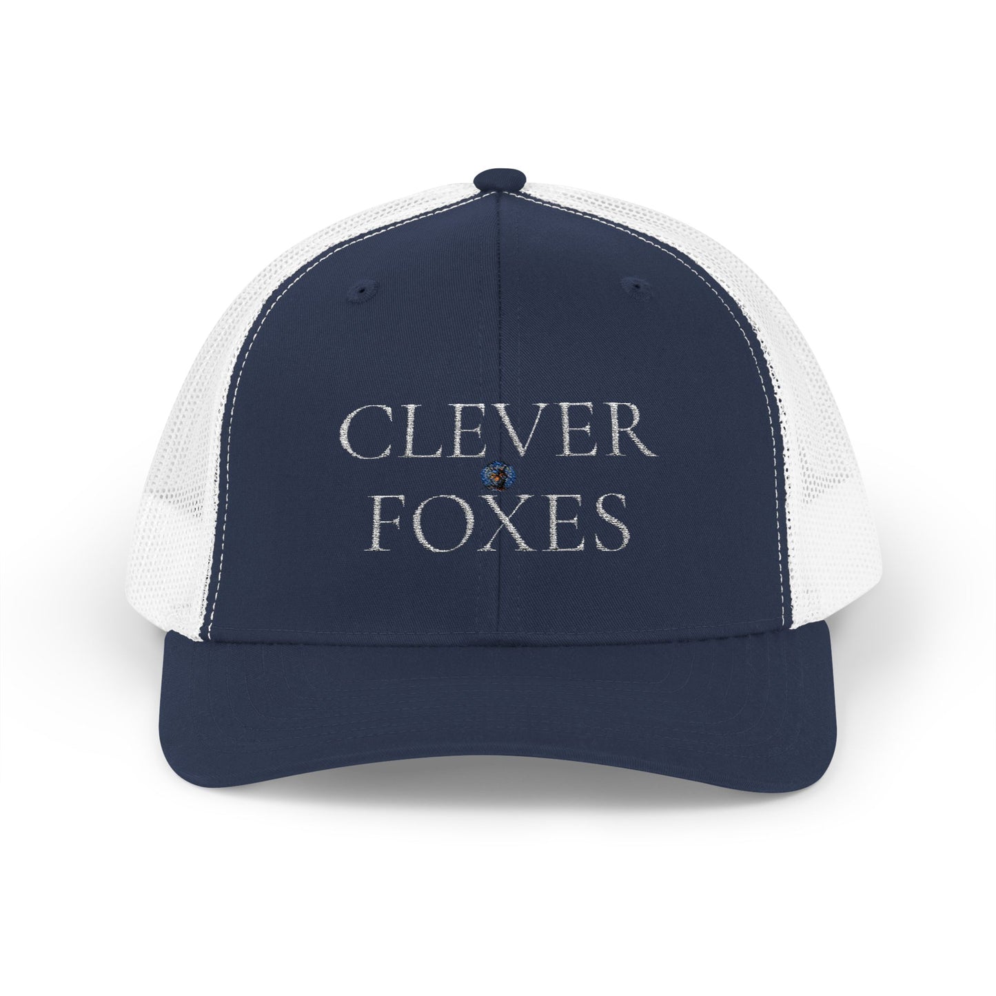 Snapback Cap White Clever Foxes Hat