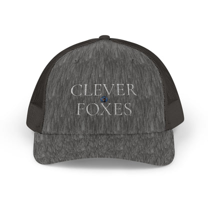 Snapback Cap White Clever Foxes Hat