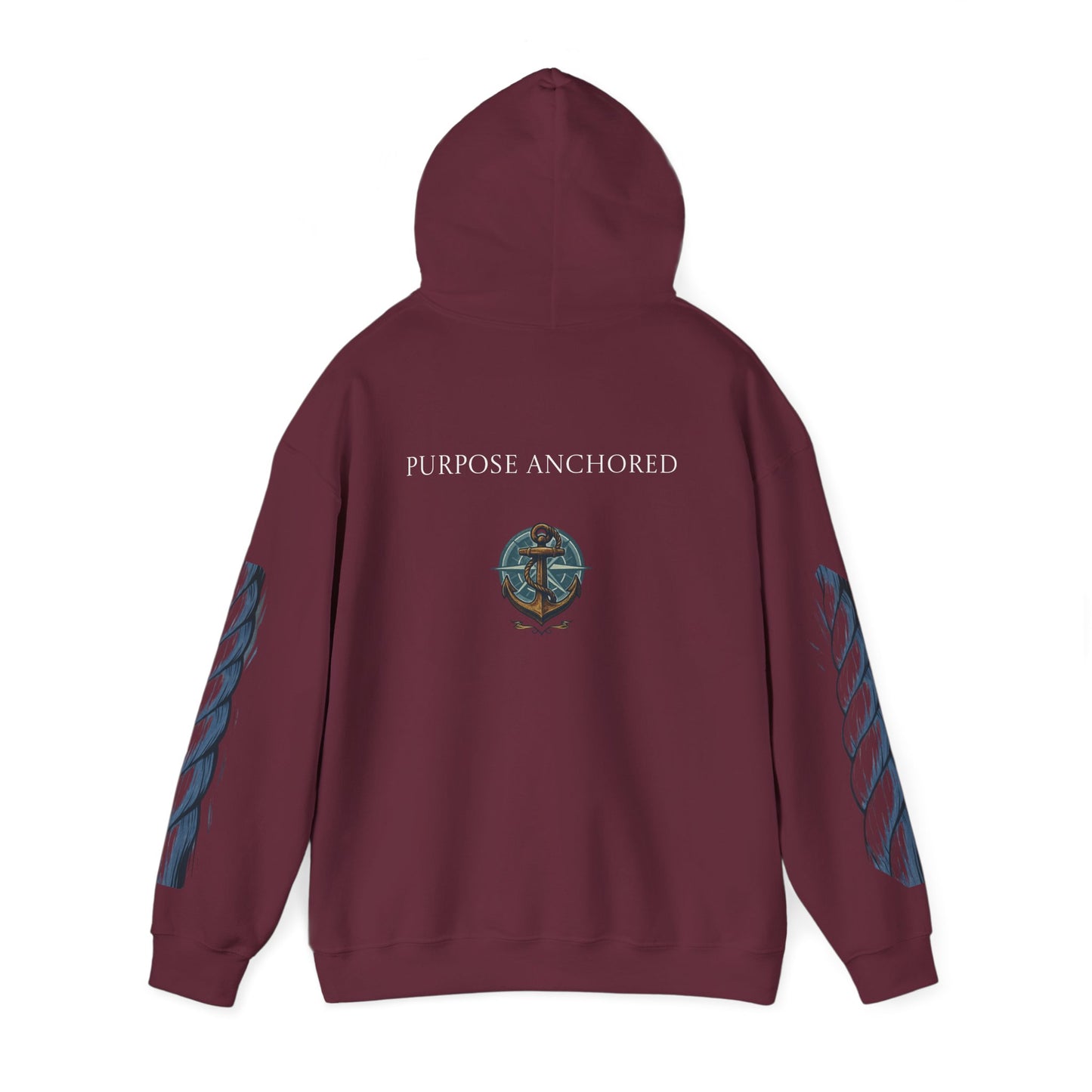 Hooded Sweatshirt - Steps ordered Purpose anchored