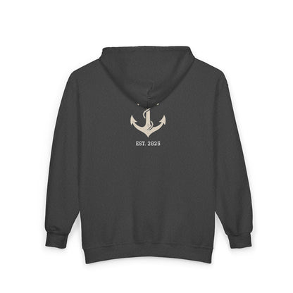 Hoodie with Path and Purpose Anchor Design