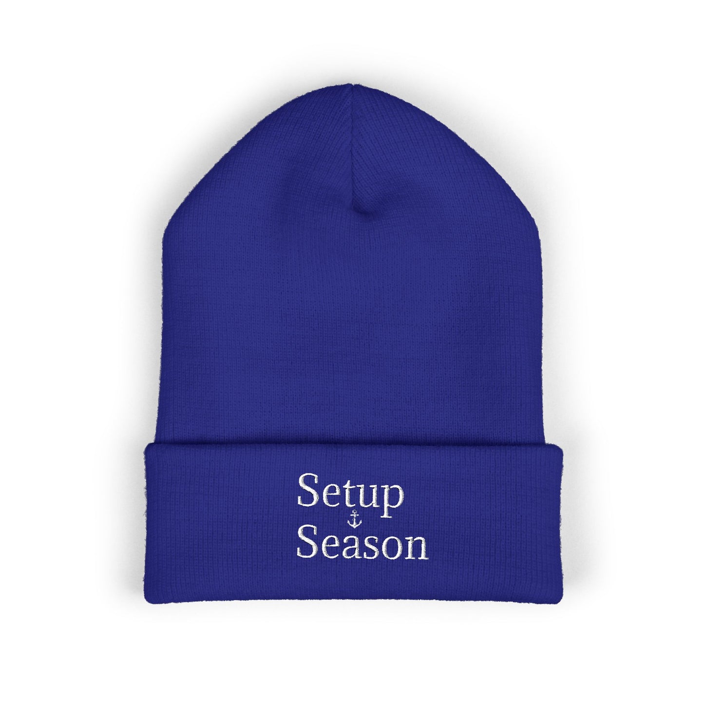 Beanie Hat Setup Season Embroidered Classic Cuffed Beanie