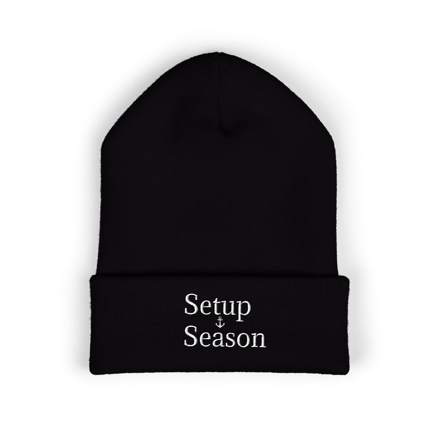 Beanie Hat Setup Season Embroidered Classic Cuffed Beanie