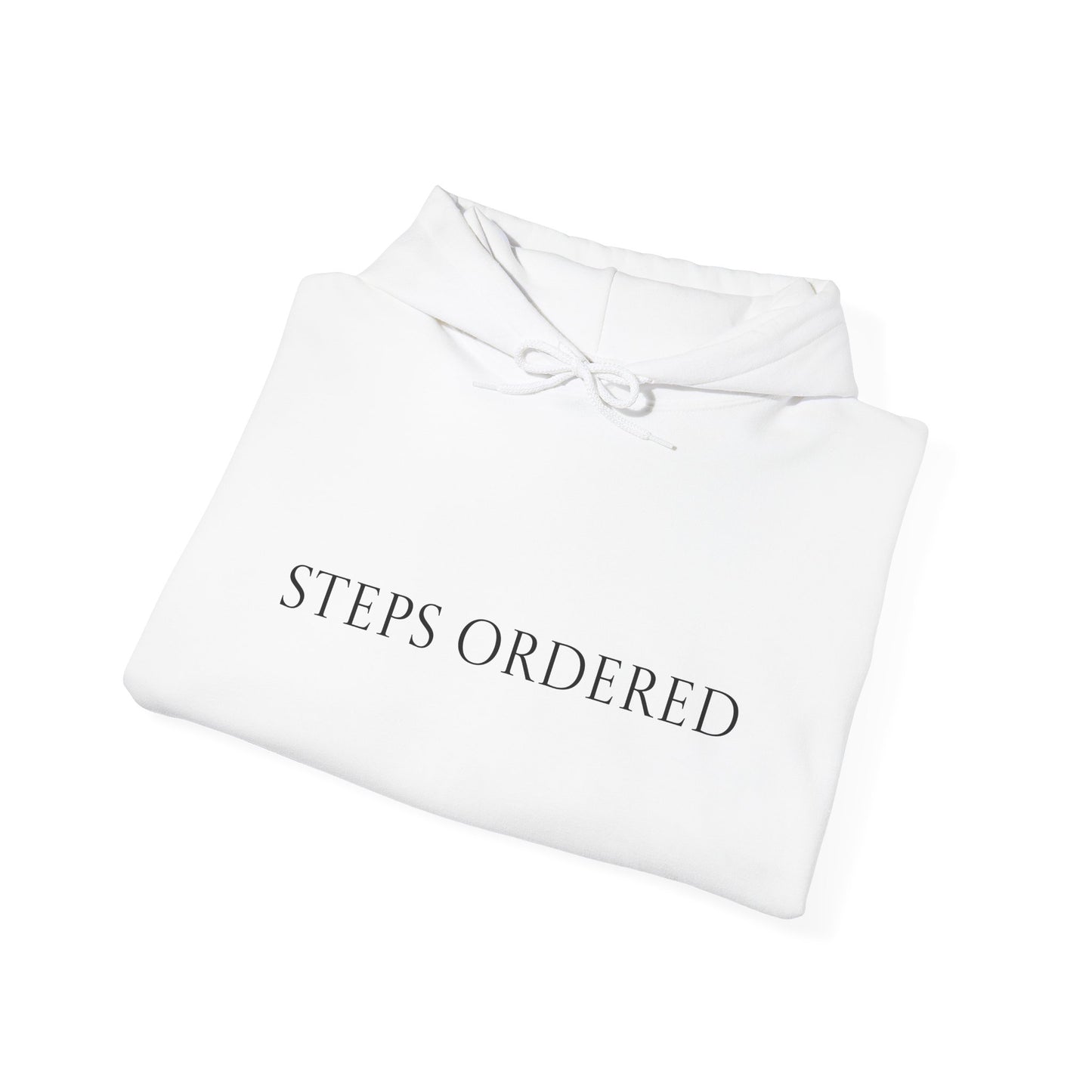 Hooded Sweatshirt - Steps ordered Purpose anchored