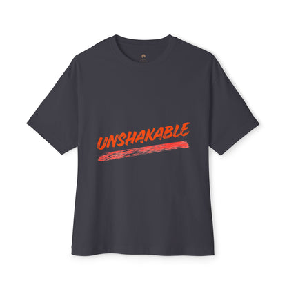 Unisex Oversized Tee - Unshakable Clever Fox Design