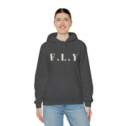 FLY Graphic Hoodie — Bold Minimalist Streetwear Sweatshirt