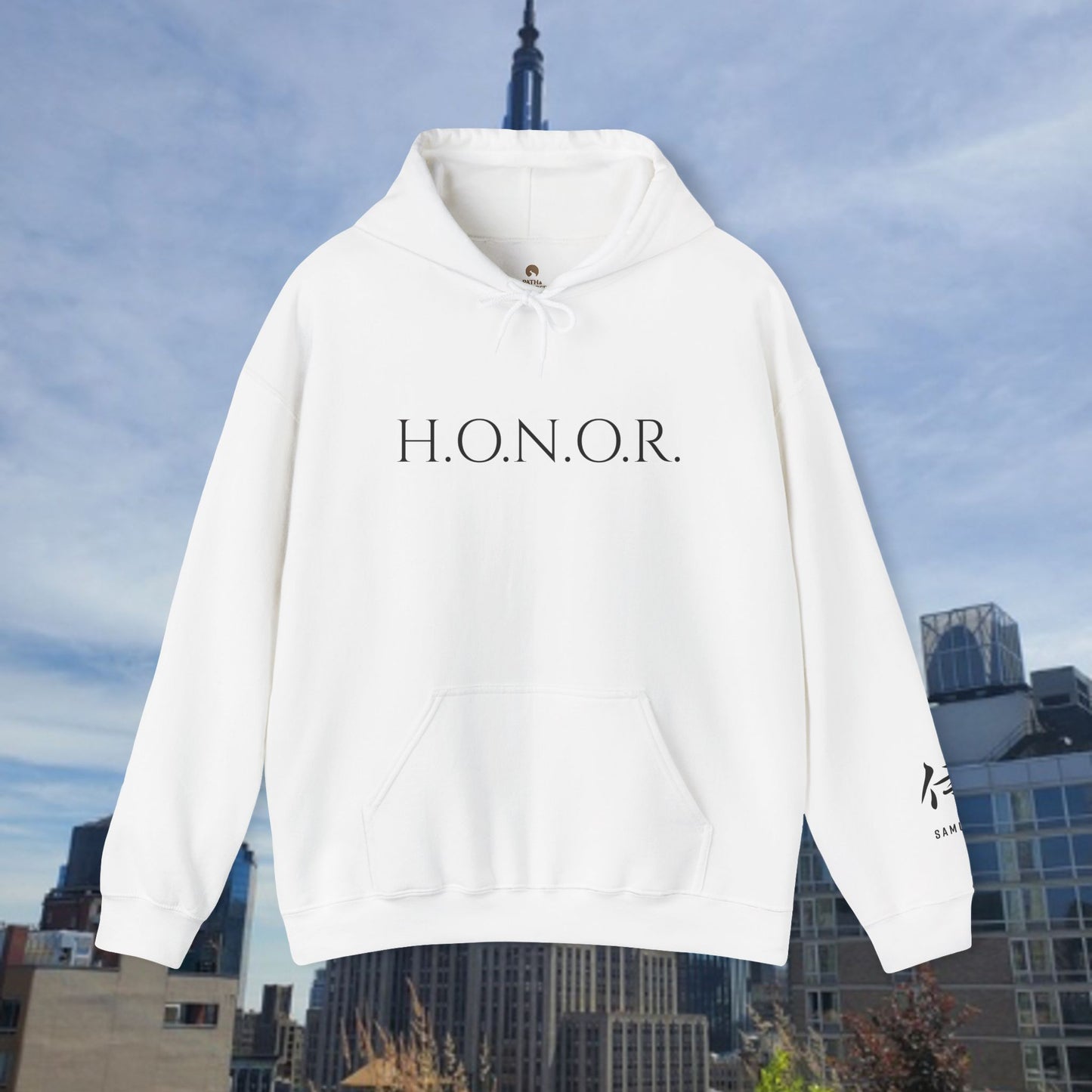 Honor Samurai Hoodie — Japanese Warrior Graphic Sweatshirt