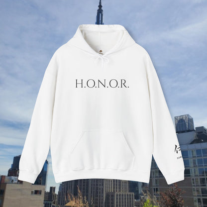 Honor Samurai Hoodie — Japanese Warrior Graphic Sweatshirt