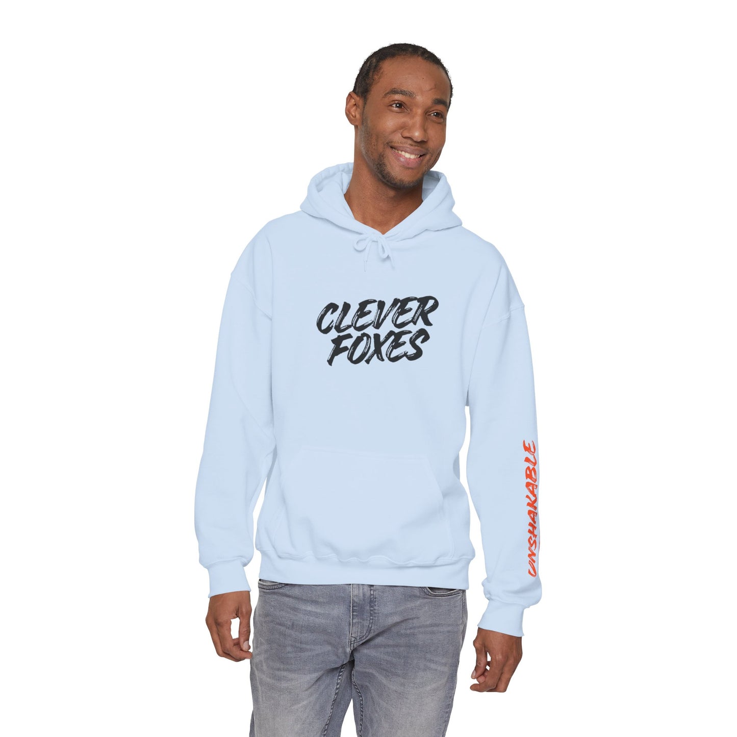 Hooded Sweatshirt Clever Foxes Unshakable Design