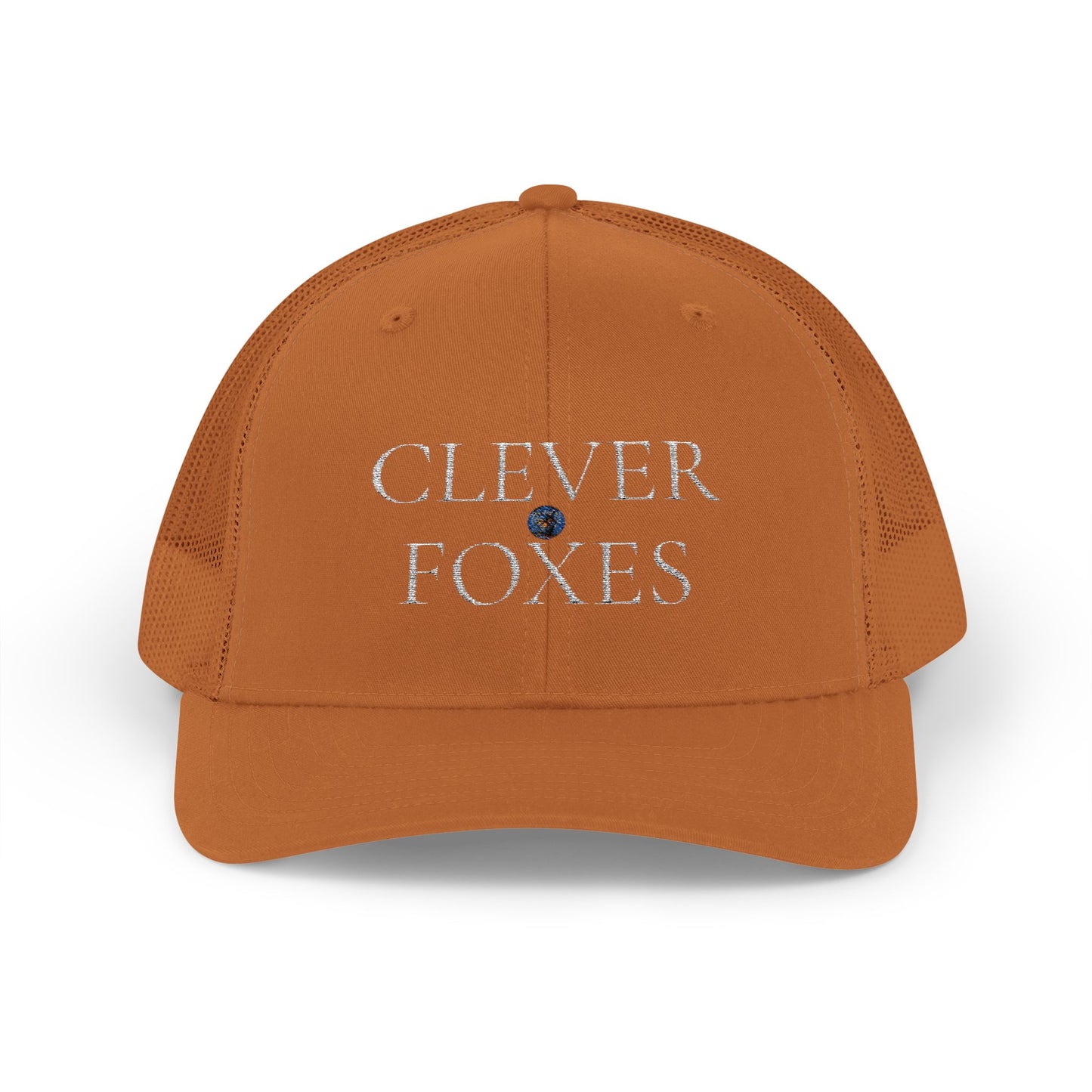 Snapback Cap White Clever Foxes Hat