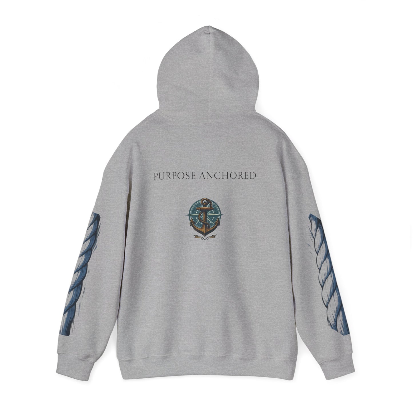 Hooded Sweatshirt - Steps ordered Purpose anchored