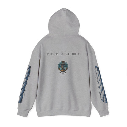 Hooded Sweatshirt - Steps ordered Purpose anchored