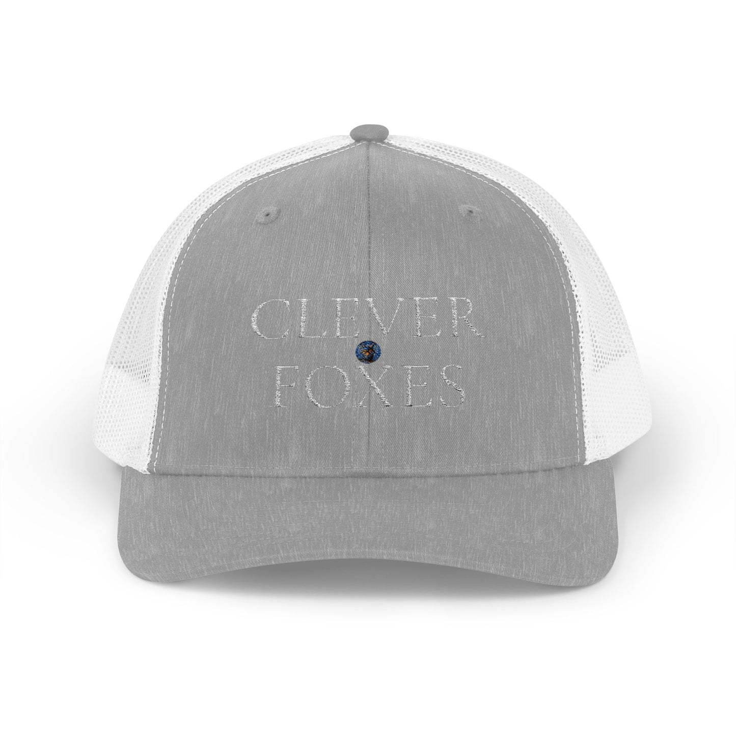 Snapback Cap White Clever Foxes Hat