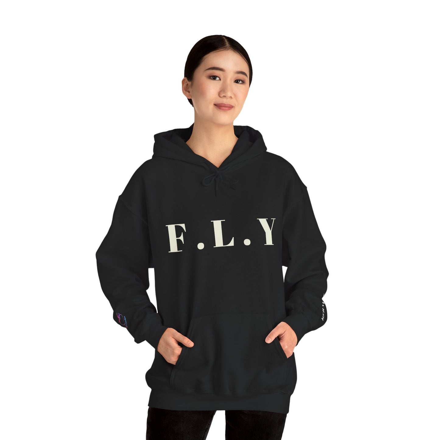 FLY Graphic Hoodie — Bold Minimalist Streetwear Sweatshirt
