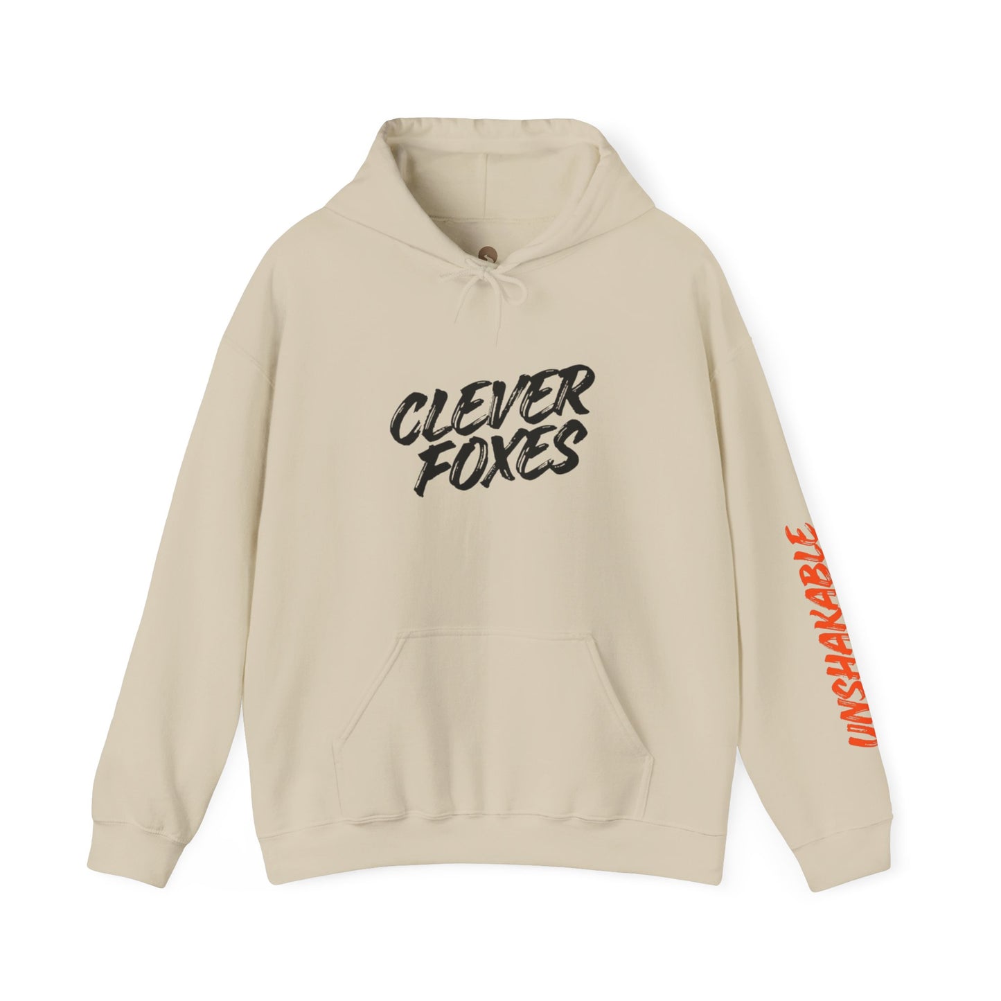 Hooded Sweatshirt Clever Foxes Unshakable Design