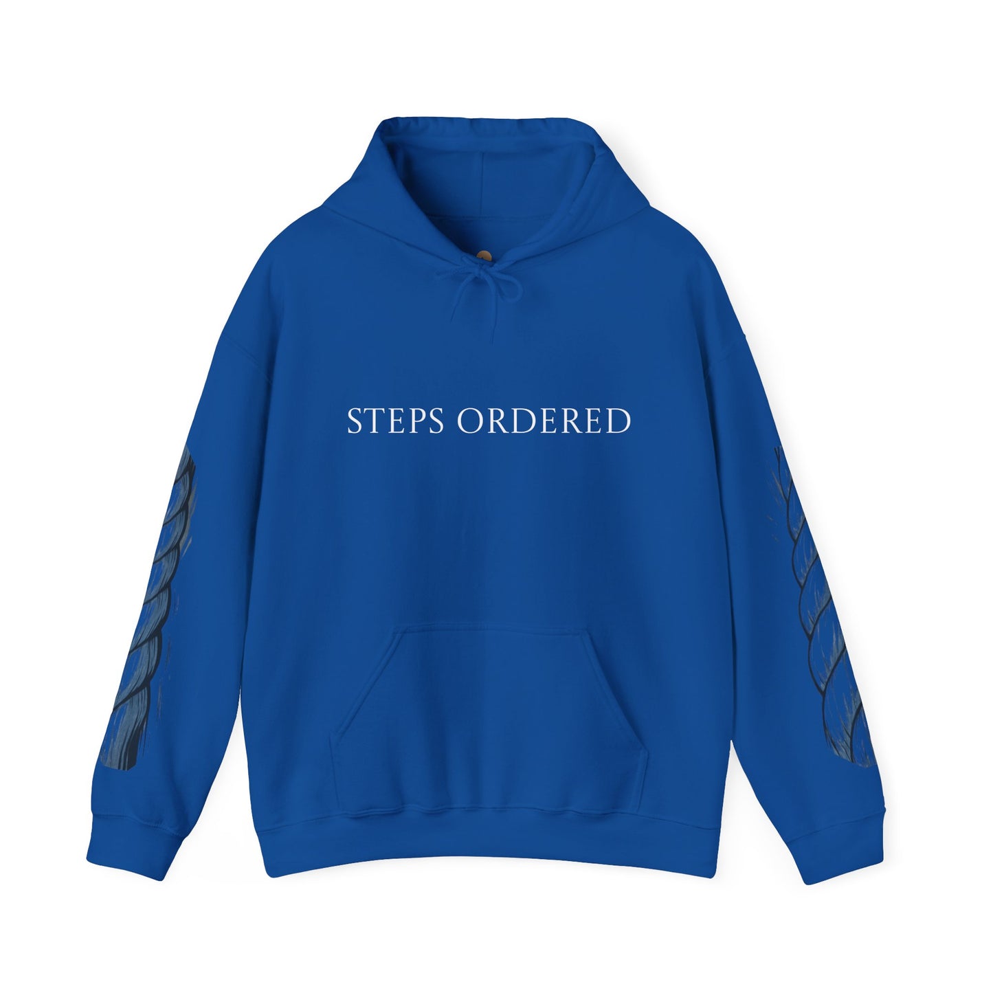 Hooded Sweatshirt - Steps ordered Purpose anchored